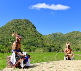 Caci Dance in Indonesia at Camp Komodo