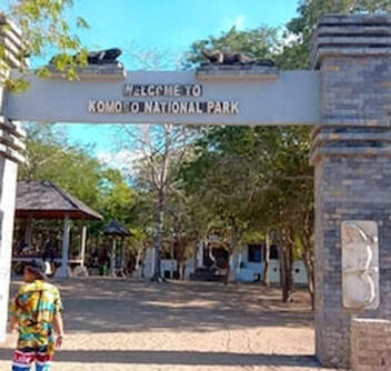 Komodo Island Entarance Gateway 
