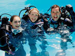 Photo of a group that is Scuba diving in Komodo national park