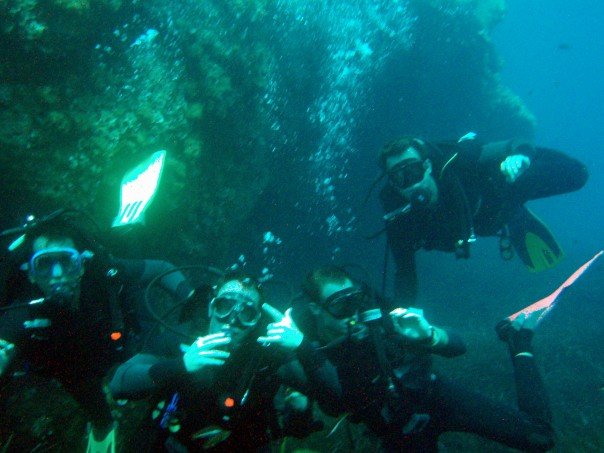 Scuba diving at Camp Komodo